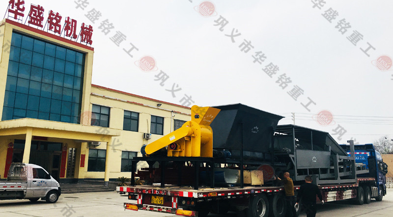 工地用篩沙機(jī)裝車(chē)發(fā)貨